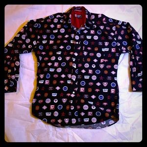 Black Chaps by Ralph Lauren Button Up